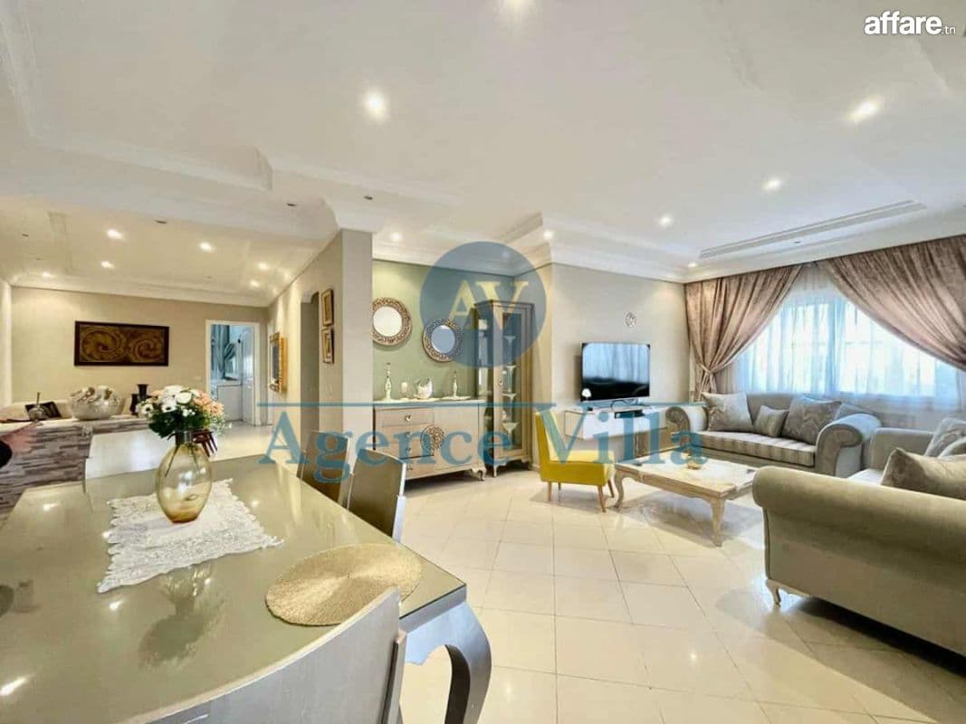 un étage de villa s2 meublé à sidi daoued 