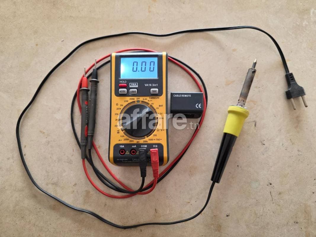 Multimètre Metrix Pro Inline 3 en 1 testeur avec RJ45 RJ11