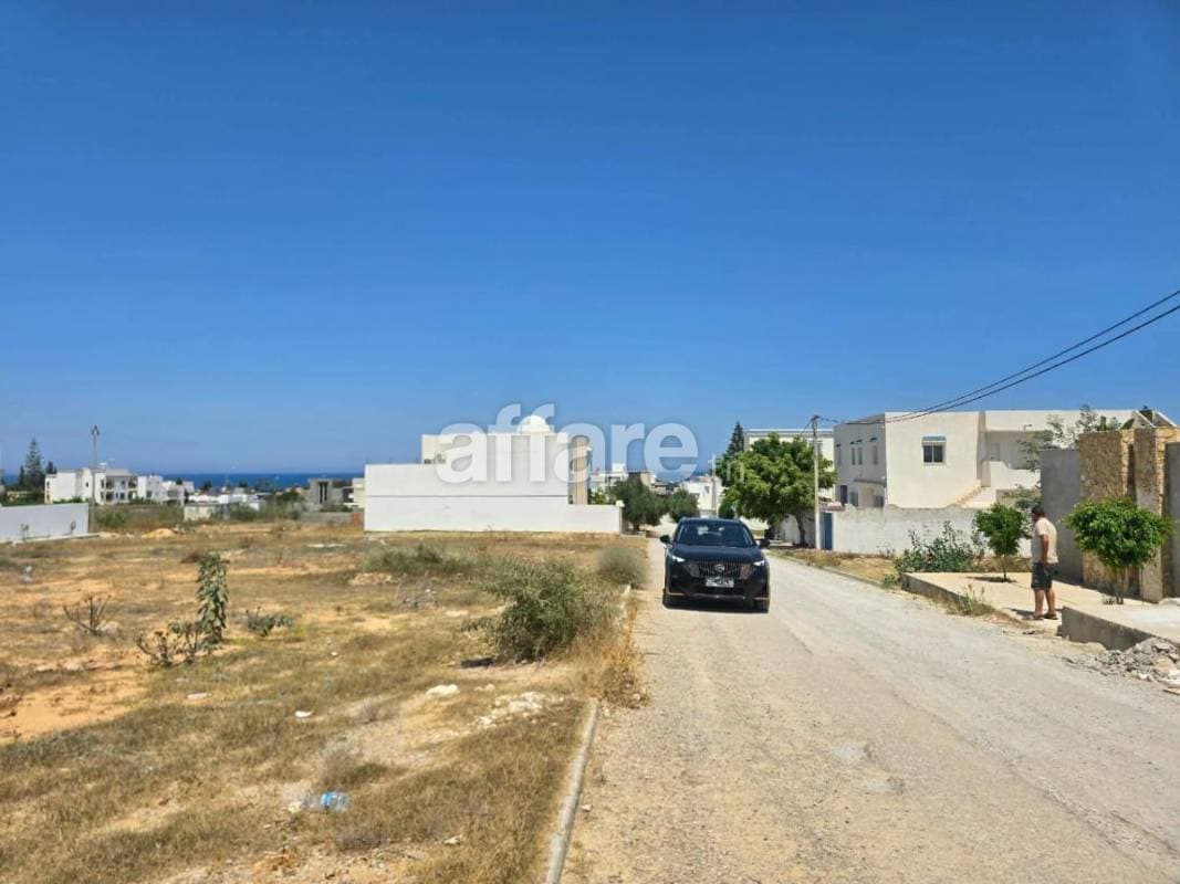 3 Terrain constructible Chatt Mariem vue dégagée