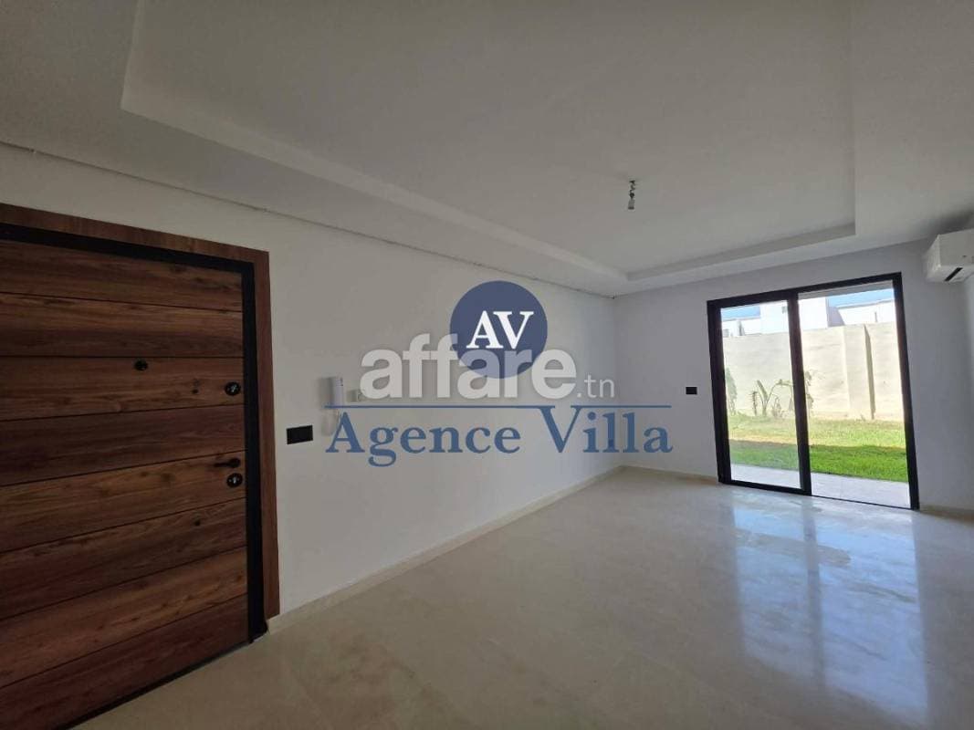 À LOUER Appartement S+1 avec jardin à La Soukra