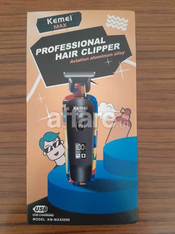 Tondeuse cheveux kemei km-max-5090 jamais servi