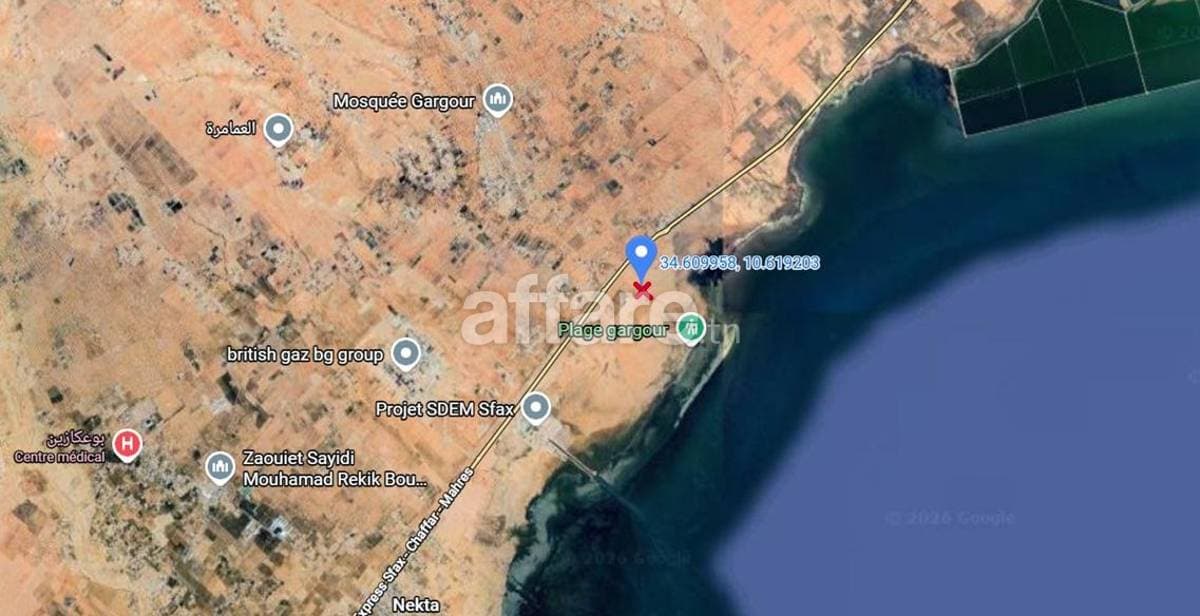أرض للبيع بصفاقس طريق قابس