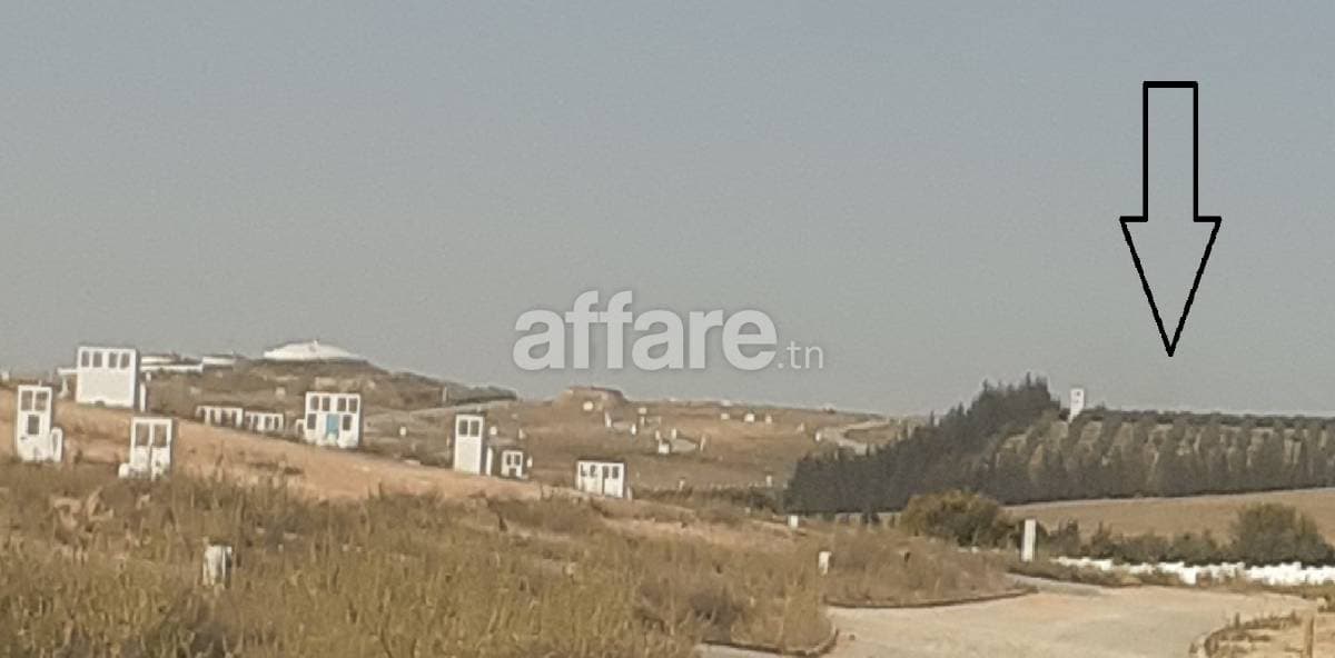 Terrain a 150 dt mettre a cote lotissement jardin tunis