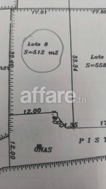 À vendre - Terrain constructible à Houmt Souk Djerba