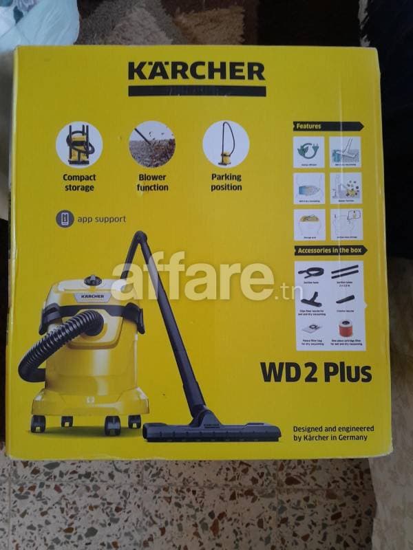 Aspirateur Karcher WD2 Plus dans l emballage
