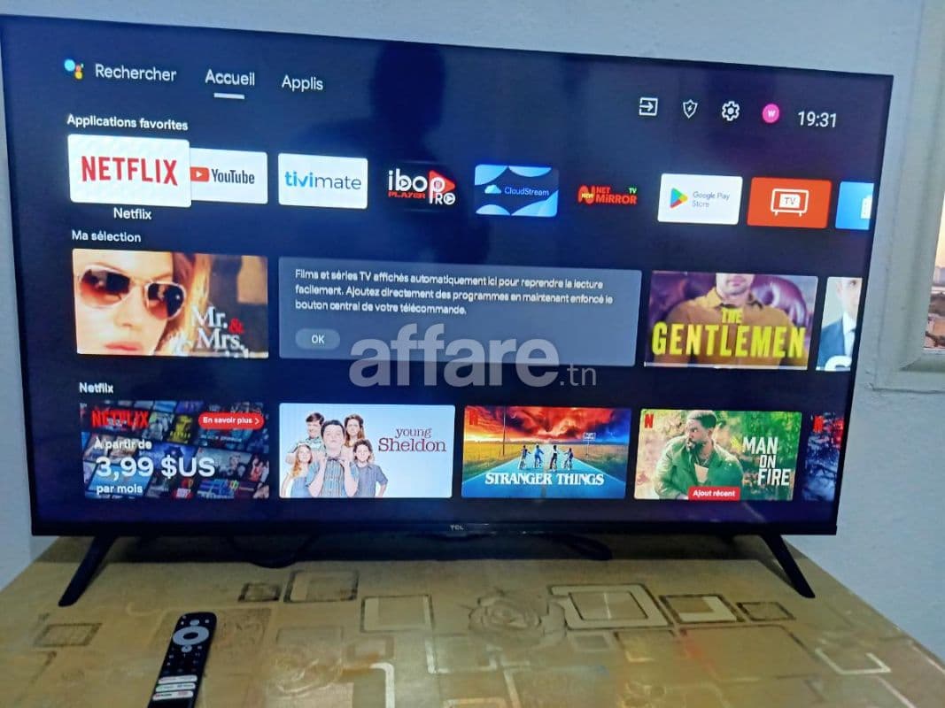TV TCL 43 smart Android FHD