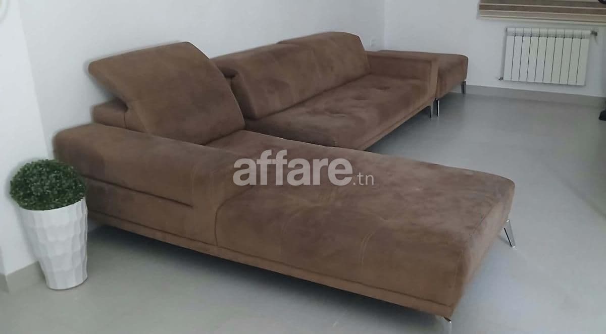 Salon table basse et stores
