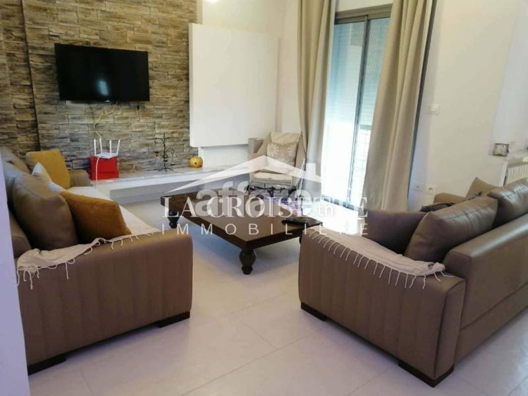 Duplex S+3 meublé à La Marsa ZDL0741