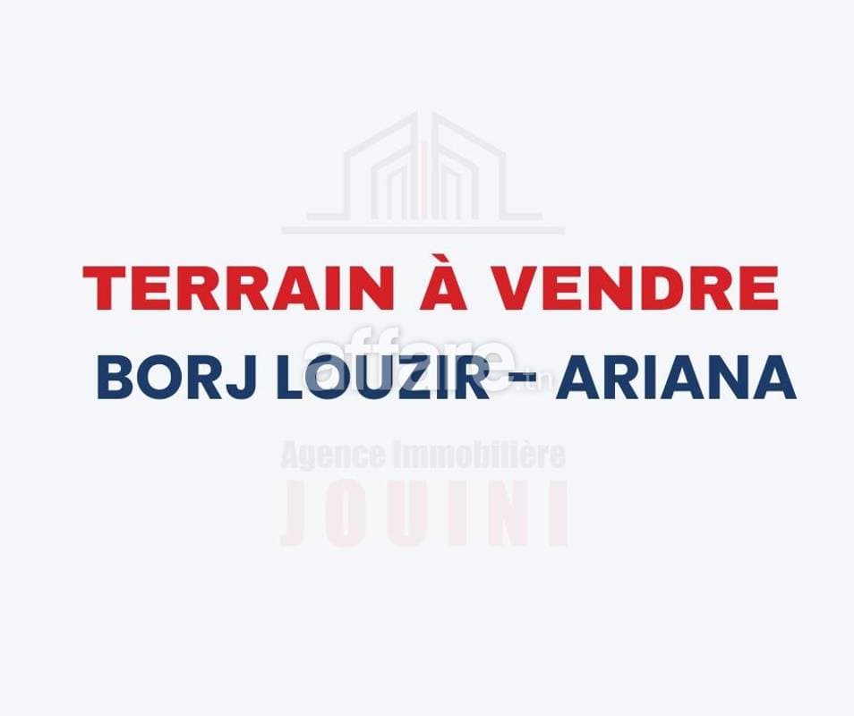 Terrain 302 M² à Borj Louzir Ariana