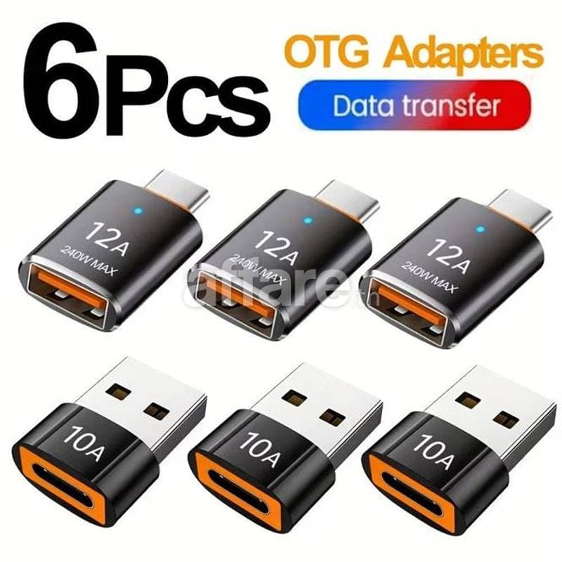 Adaptateur USB 3 0 vers Type C 12A LED OTG