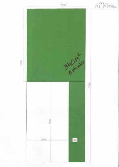A vendre terrain de 340m2 à Ezzahra ville