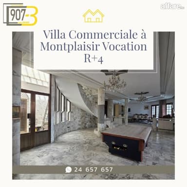 Villa Commerciale Exceptionnelle à Vendre située au Montplai