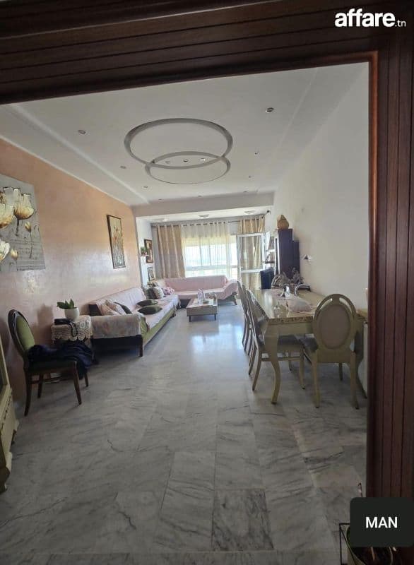 Manifique appartement s3 vue mer zone touristique sousse 