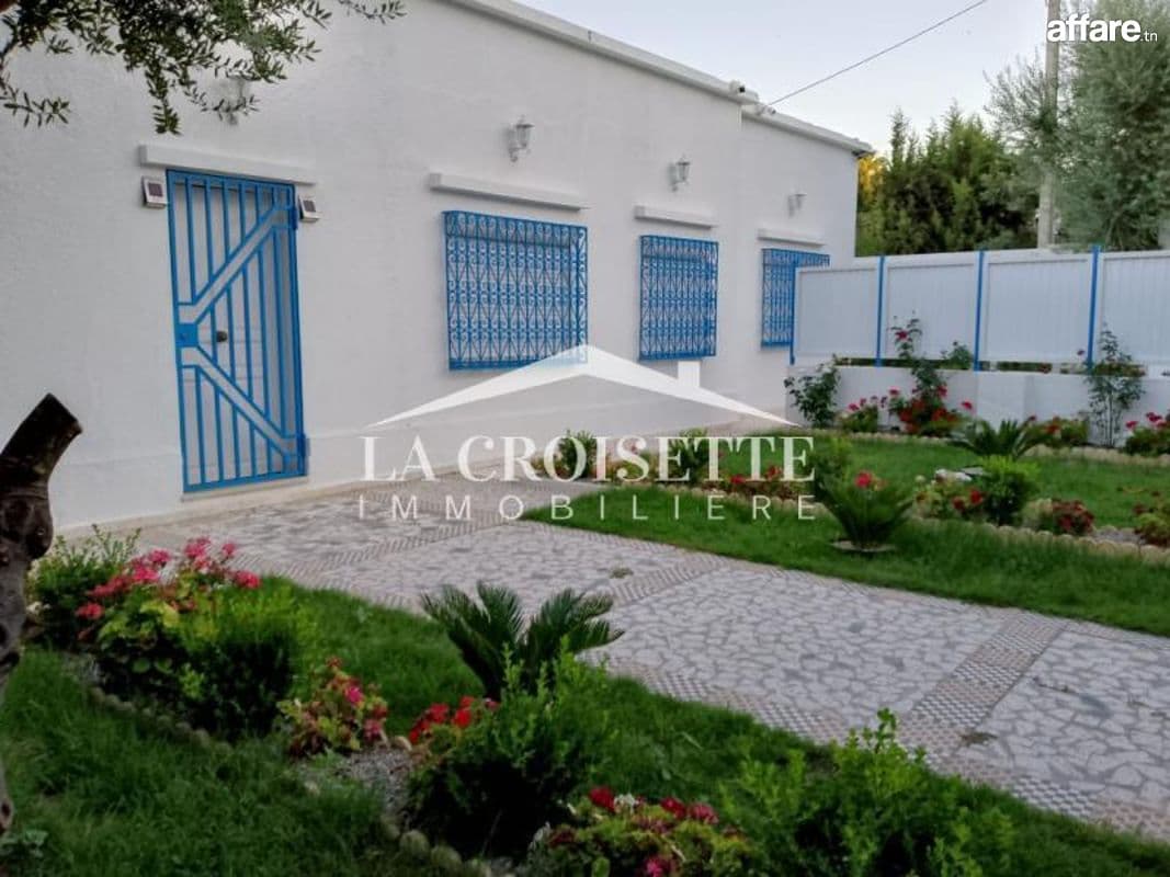 Rez-de-chaussée de villa s2 avec jardin à Carthage MAL1871