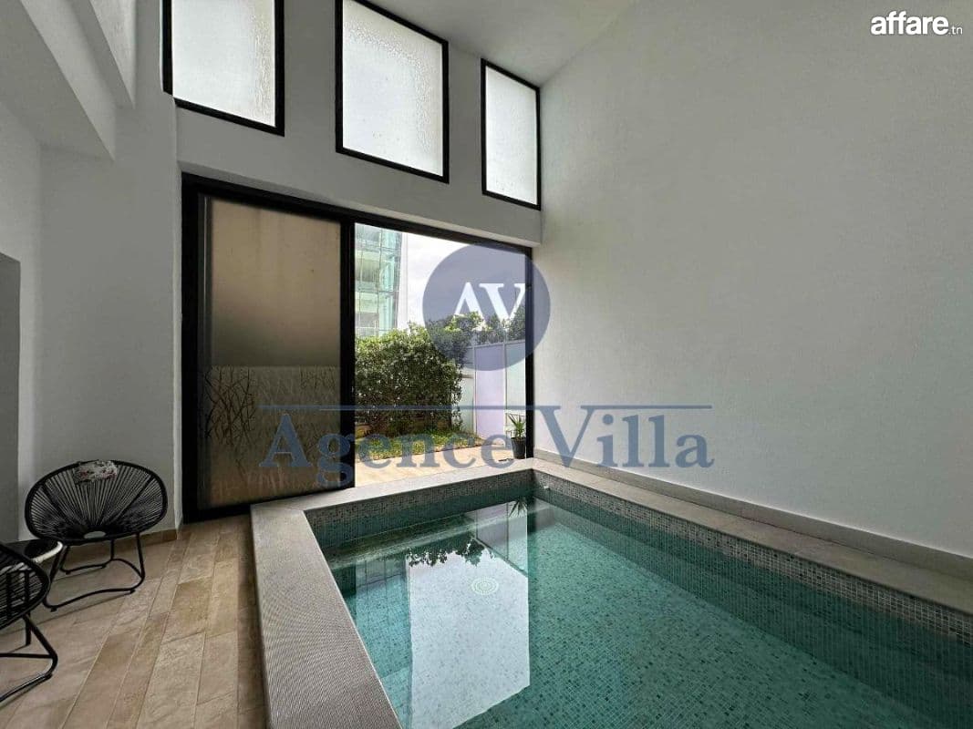 un duplex s3 au lac2 avec piscine 