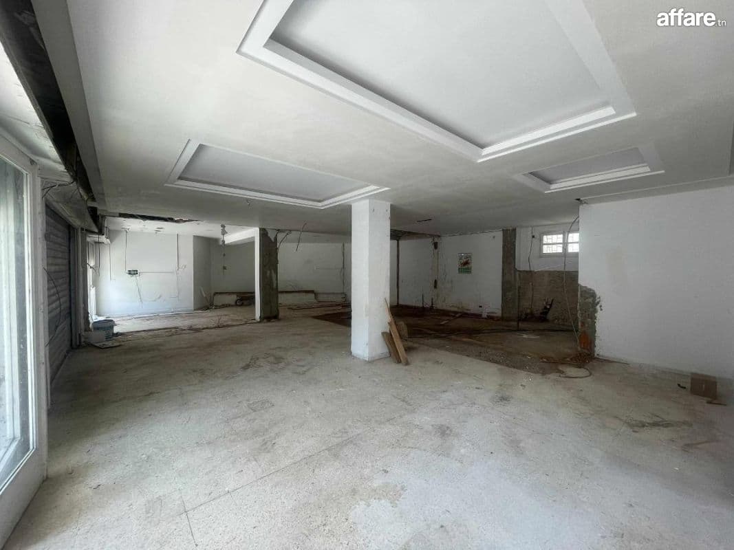 A louer un rez de jardin de 250m2 à usage bureautique 