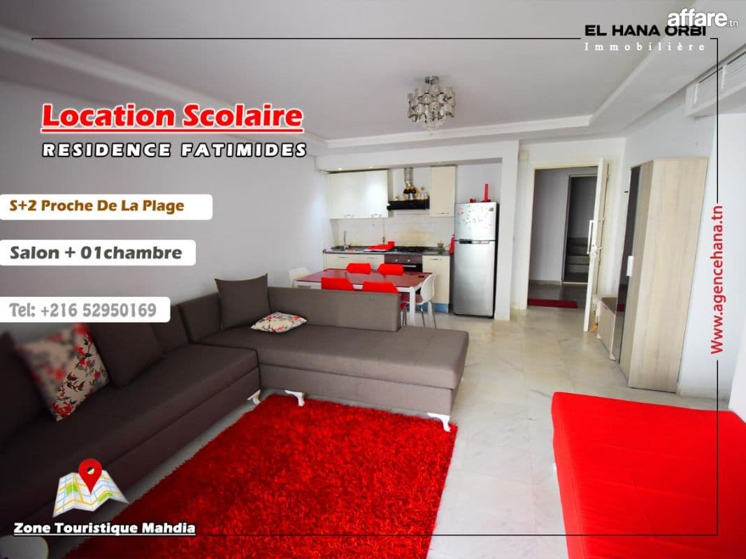 a louer pour location scolaire s+1 en plein zone touristique