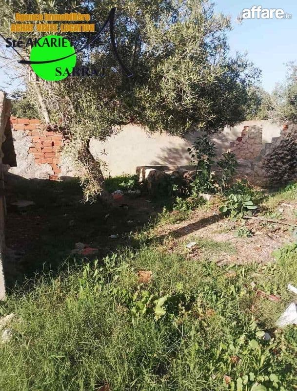 #Terrain #Clôturé #Titré [#300m²] #Hamada #Hammam Sousse 