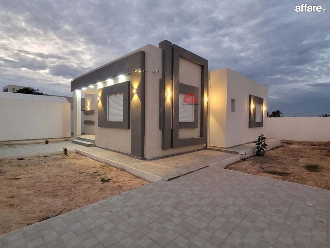 Vente villa de plain pied à Houmt Souk Djerba ZU