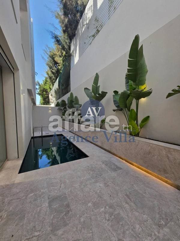 A louer un duplex neuf avec piscine la Marsa