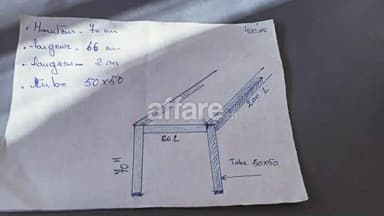 Grandes tables métalliques polyvalentes Buffet Événementie