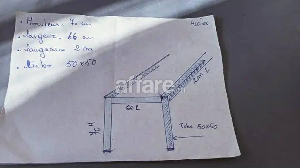 Grandes tables métalliques polyvalentes Buffet Événementie
