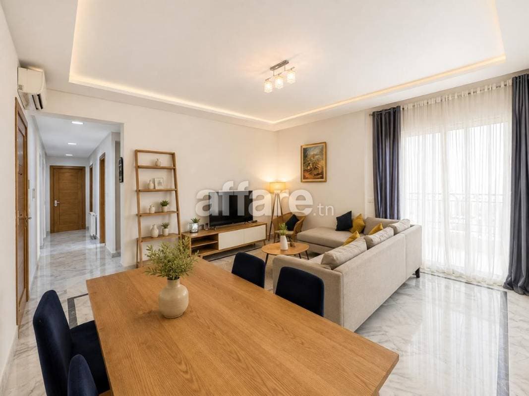 A Louer Appartement S+3 Meublé à La Marsa