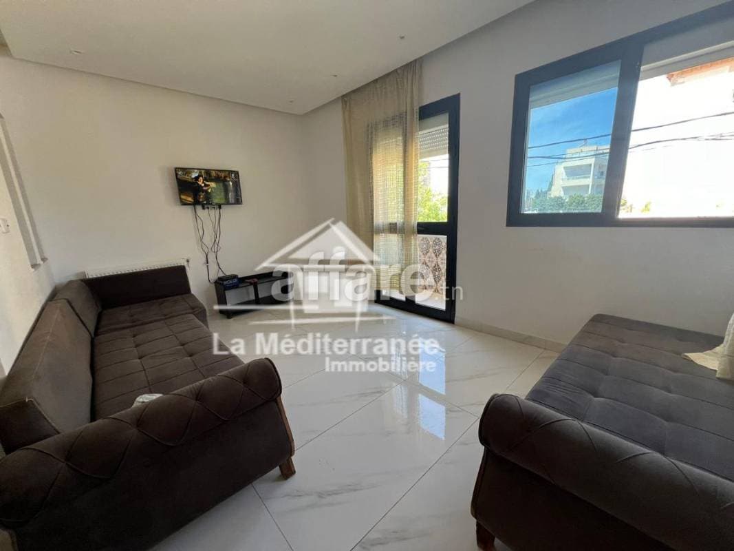 A louer appartement S+2 hst meublé au bardo