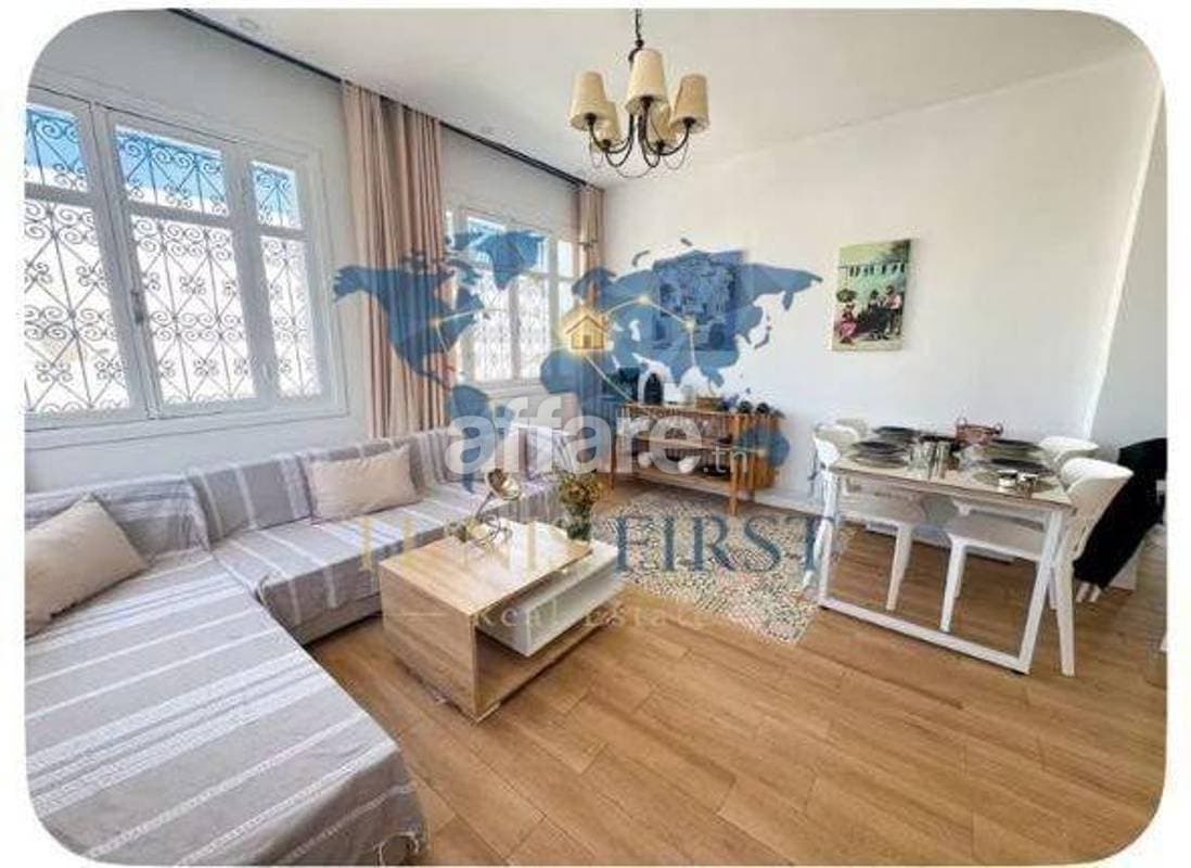A Louer Etage de villa S+2 Meublé à La Marsa Plage