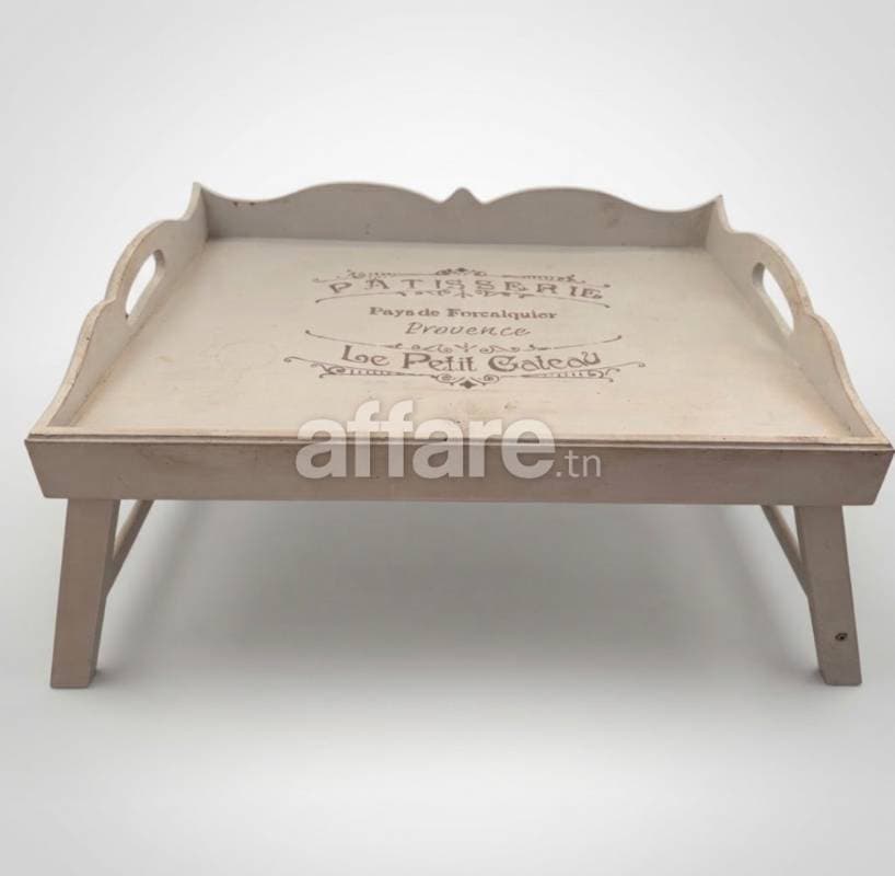 Plateau de lit - en bois occasion