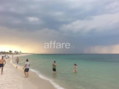 A vendre terrain 1000 m2 à Chatt Mariem 70m de la plage