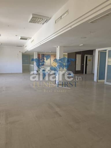 A Louer Open Space de 300 m² aux Berges du Lac 1