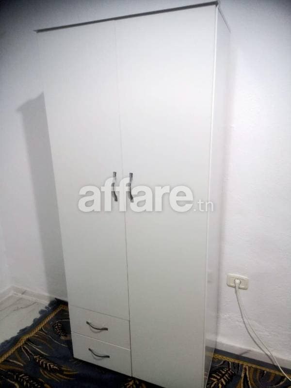 Armoire+lit+matelas+ table de nuit 