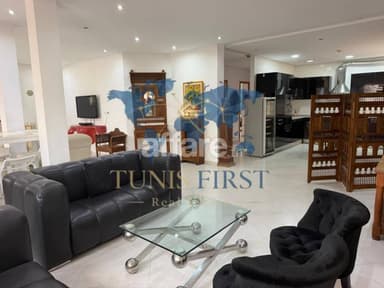 A Louer Étage Villa S3 Meublé à La Marsa