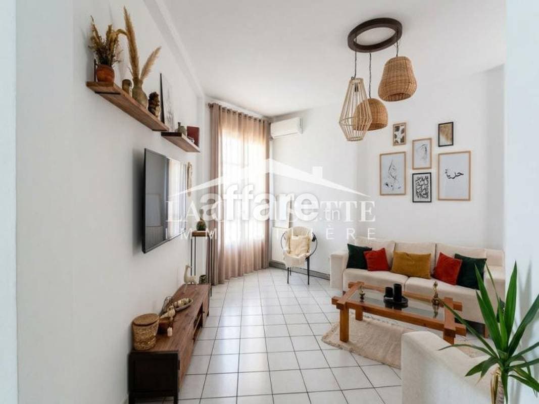 Appartement S+2 meublé à Ain Zaghouan Nord ZAL2374