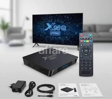 Android Box TV 2 16GB X96Q PRO 2 4-5G 1 ans abonn