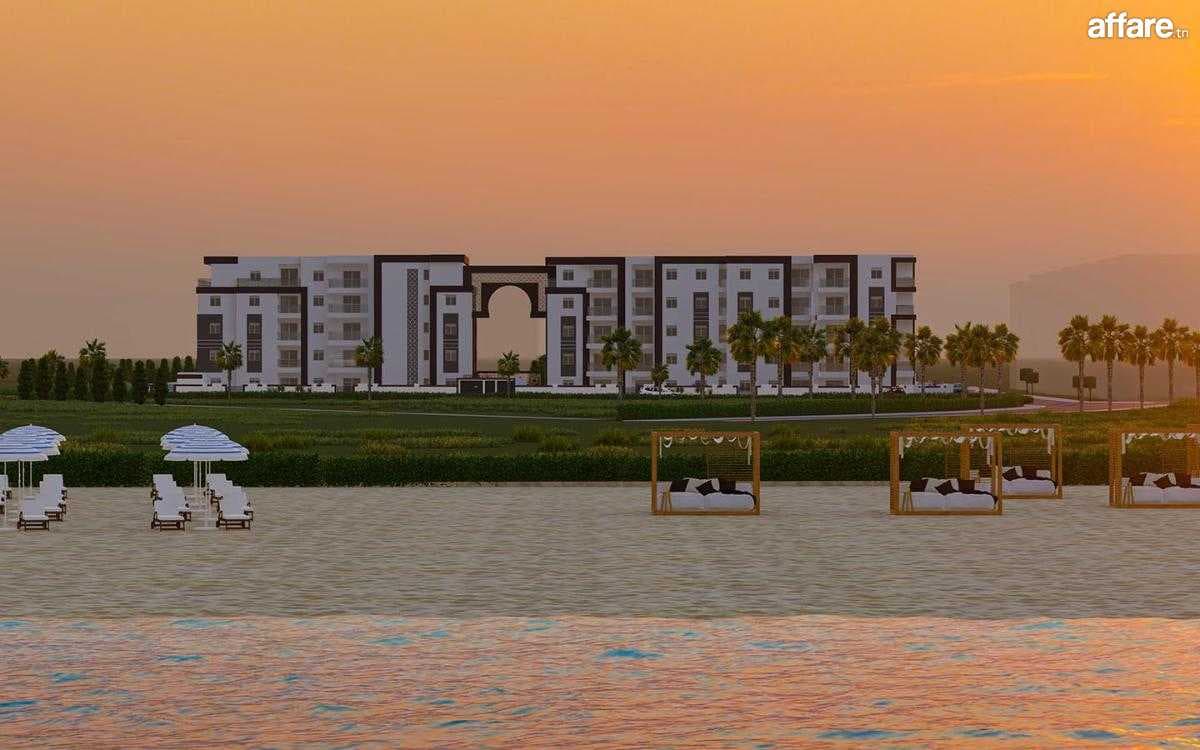 Résidence  Bousten 3: Spacieux Appart S+2 à Hammamet