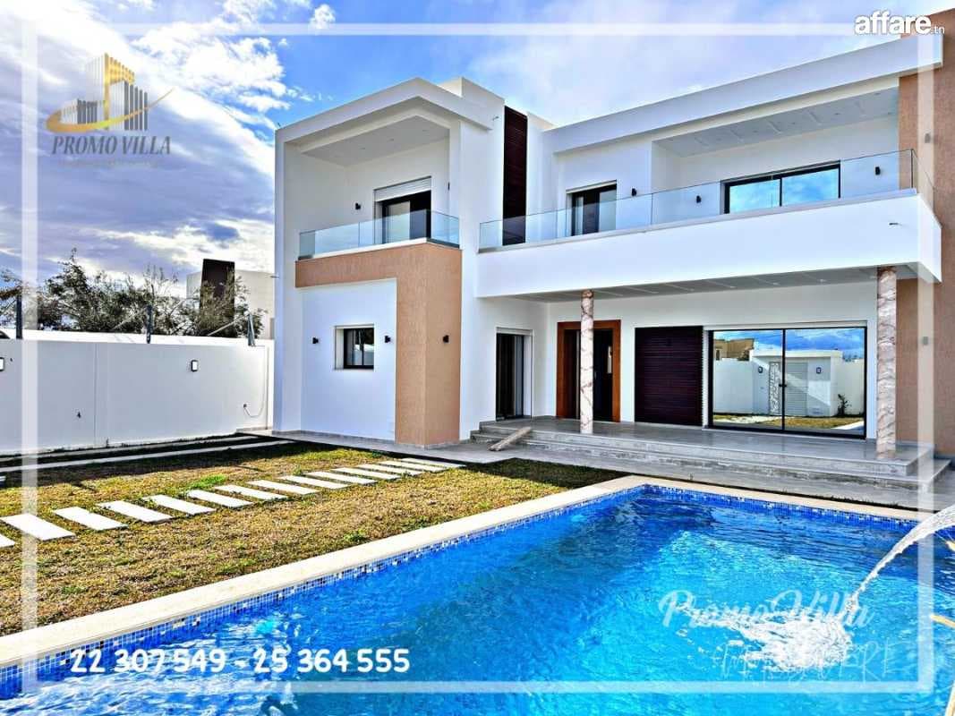 Une belle villa nouvellement construite 