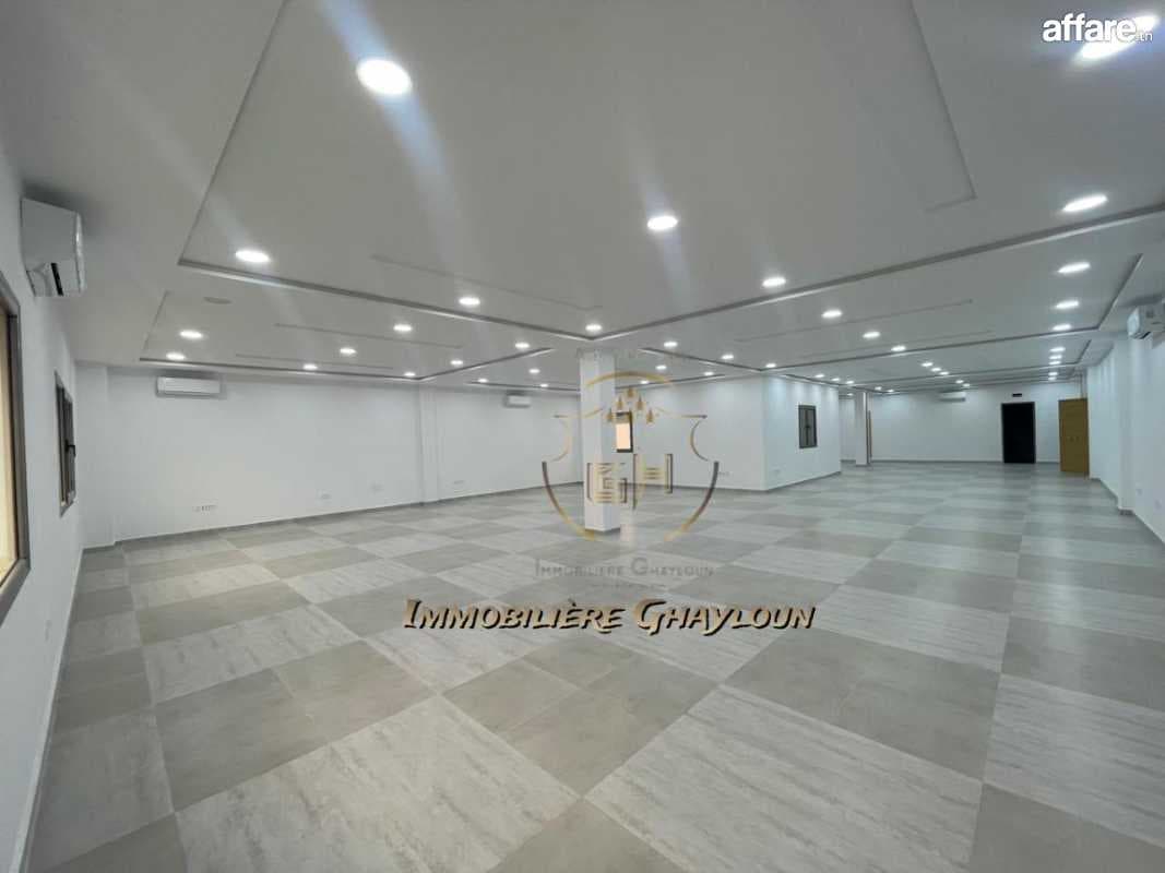 Bureaux open space & locaux commerciaux à Megrine Sidi Rzig 