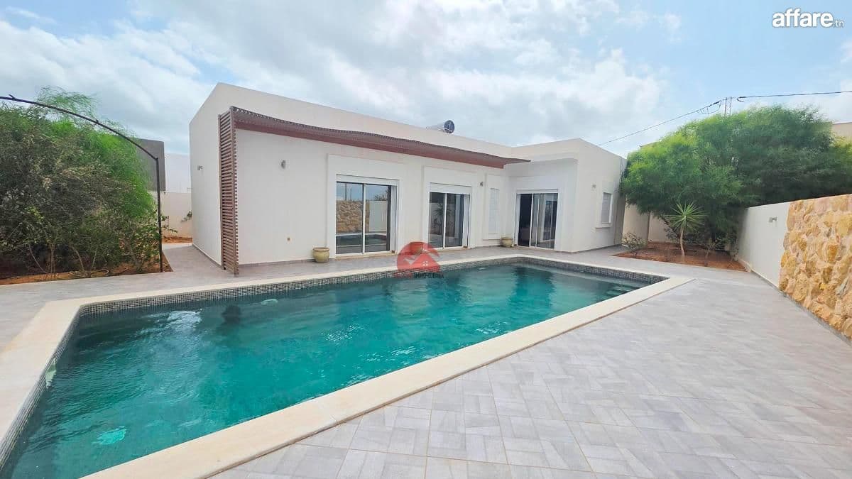 Villa de plain pied à vendre à Houmt Souk Djerba ZU