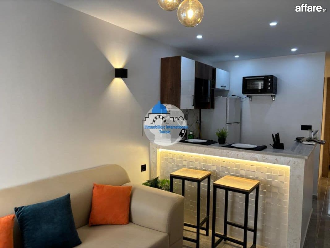 Location annuelle un appartement en S+1 au RDC à Khezama Est