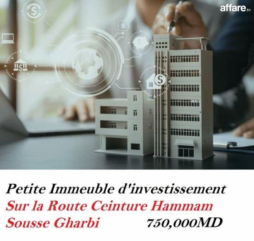 Immeuble (#R+1) Sur la Route Ceinture #Hammem Sousse #Ghrabi