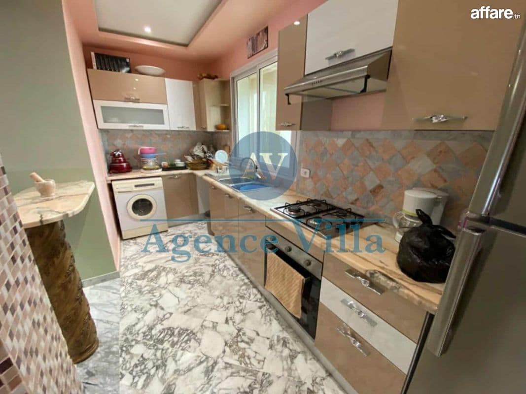 un appartement s2 meublé à gammarth