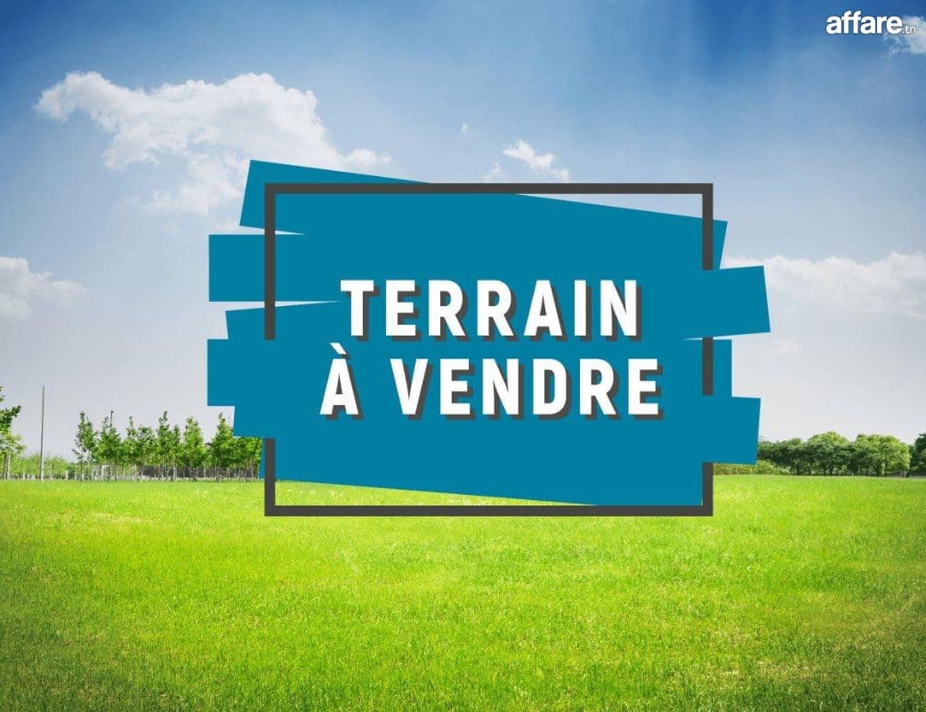 A vendre un terrain à Hammamet nord 