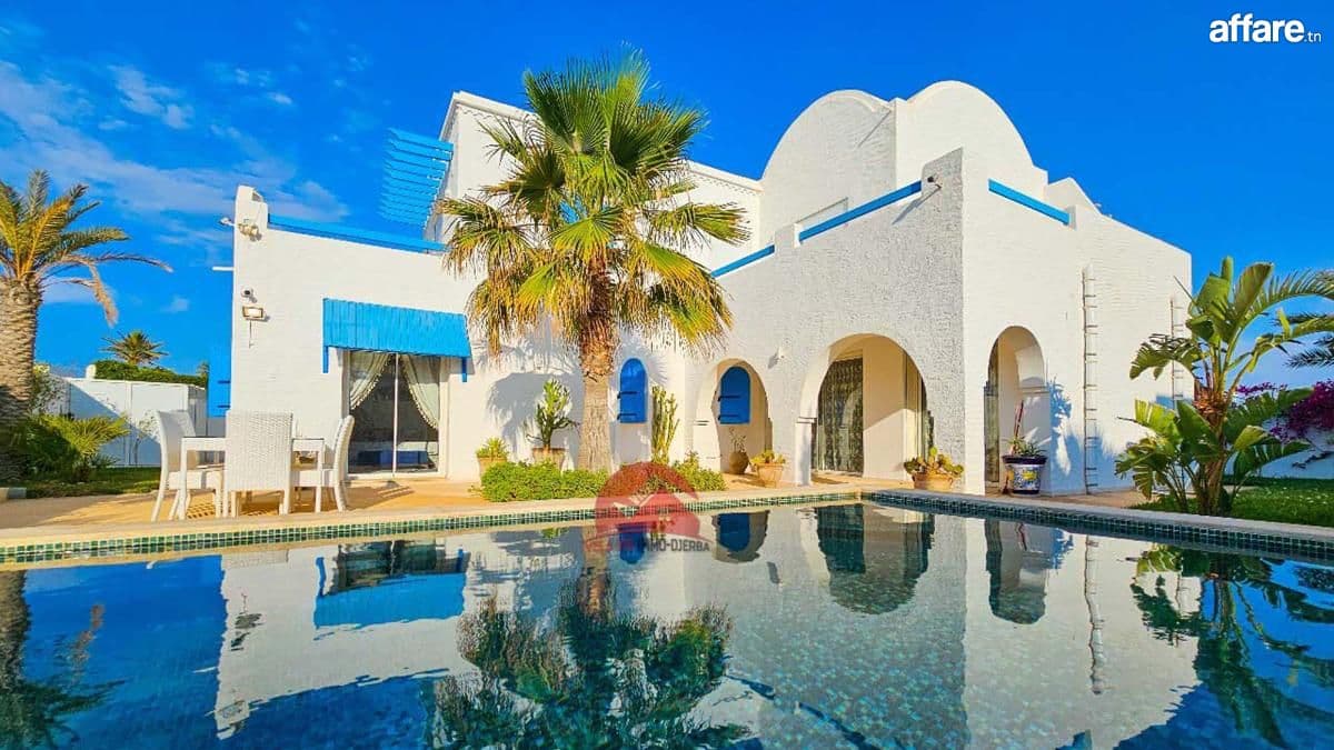 Location annuelle villa avec piscine à Houmt Souk Djerba