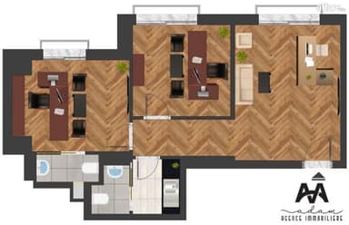 Bureau – 72 m² – Centre-Ville de Tunis