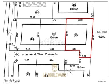 A vendre terrain 452m² avec autorisation de Bâtir à Mrezga