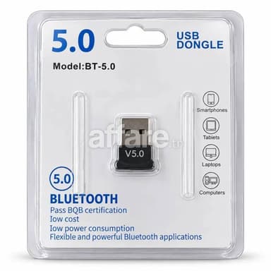 Mini clé USB Bluetooth 5 0 BT 5 0 pour PC Noir