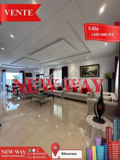 Villa à Khezema ouest dans un quartier résidentiel