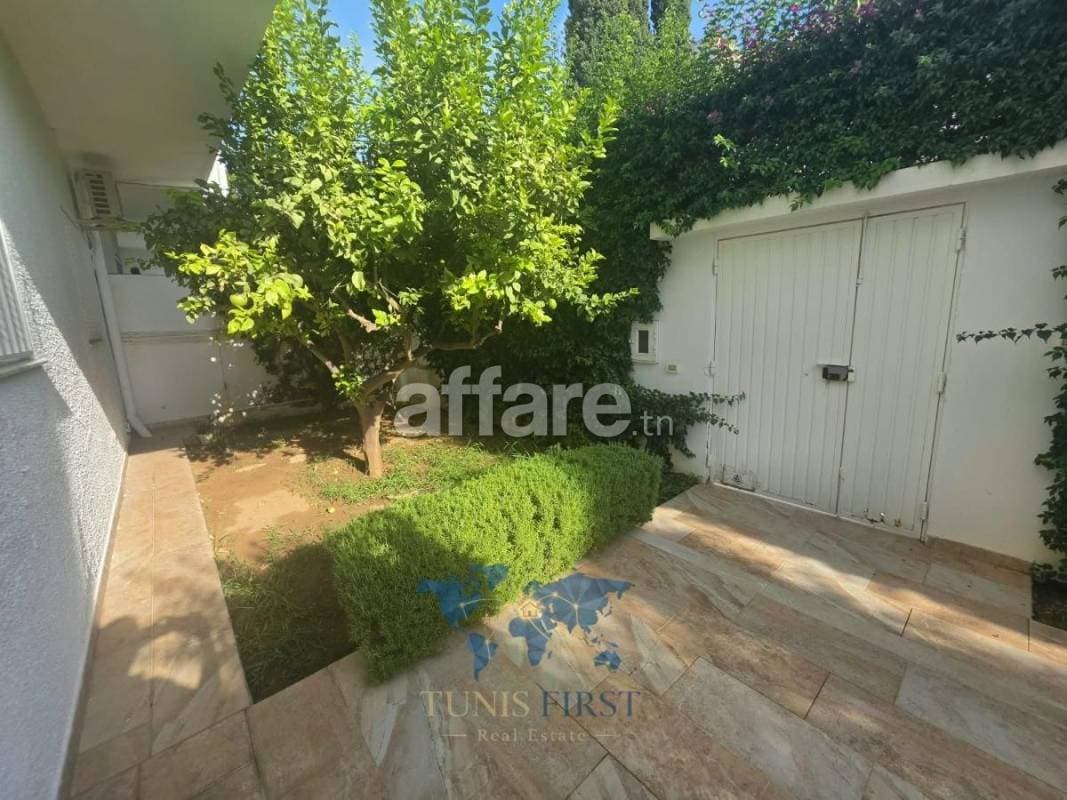 A Louer Etage de villa S+3 Meublé à La Marsa